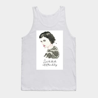 Don't Be Like The Rest of Them Darling, Coco inspired Illustration Tank Top